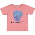 thumbnail image 3 of Inktastic I Love my TiTi Elephant Blue Purple Boys or Girls Baby T-Shirt, 3 of 5