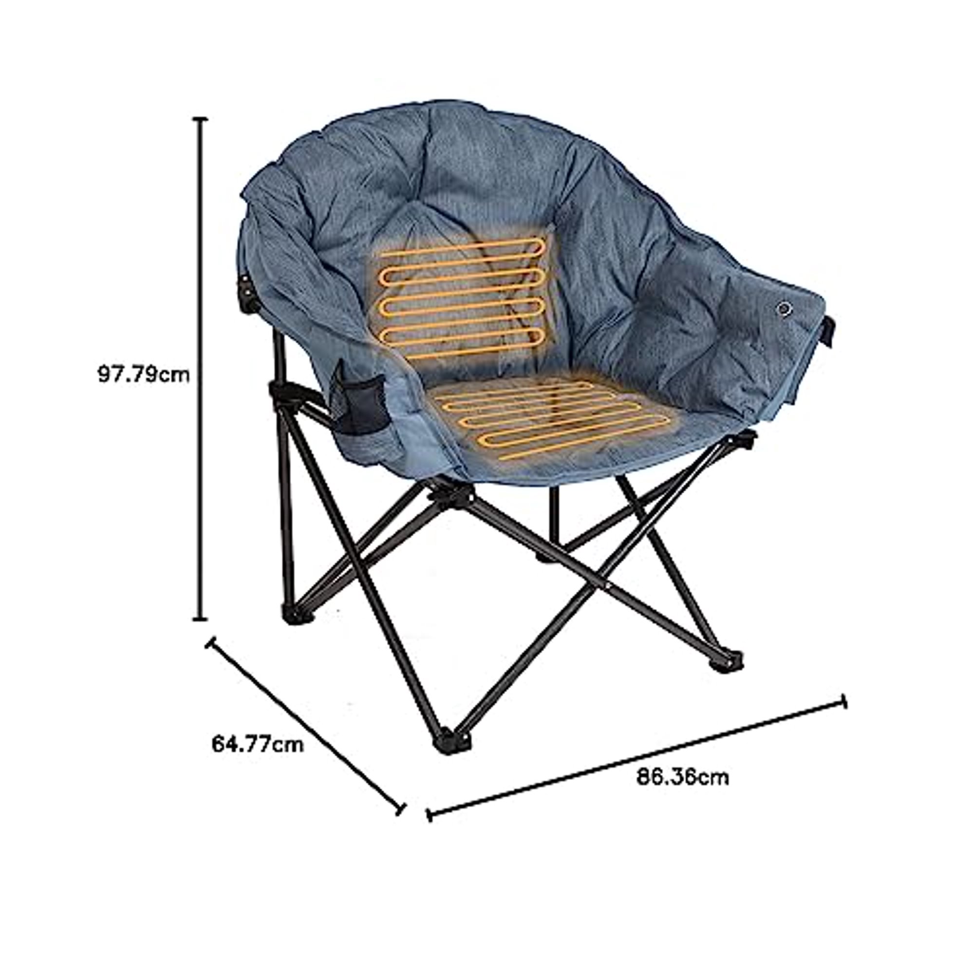 MacSports Heated Cushion Folding Lounge Patio Club Camping, Picnic, Outdoor  Activities | Battery NOT Included Chair, Teal | Walmart Canada
