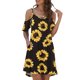 thumbnail image 4 of Moda mujer verano casual o-cuello estampado manga corta bolsillo mini vestido Fridja  qw1473, 4 of 7