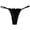 Black, variant on Lace Thongs For Women Plus Size Sexy Underwear T Back Stretch string thong (Black, One Size)