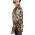 thumbnail image 5 of Men's Long Sleeve Camo Tee Hunting Performance Shirt by Realtree, Sizes S-3XL, 5 of 6