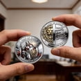 thumbnail image 4 of Commemorative Coin for History Enthusiasts, Collectible Memorabilia, Metal Historical Gift, Educational Display Piece, Unique Gift for Collectors, Decorative Artifact, Conversation Starter, 4 of 6