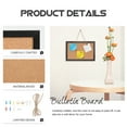thumbnail image 3 of SHISUYAN Notice Board Household Message Board Decorative Bulletin Board Frame Display Office Accessory, 3 of 8