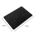 thumbnail image 2 of SuoKom Bluetooth Wireless Keyboard, 78-Keys Lightweight Ultra Slim Keyboard with Touchpad, Office School Supplies for Computer, Desktop, PC, Laptop, Tablet, 2 of 5