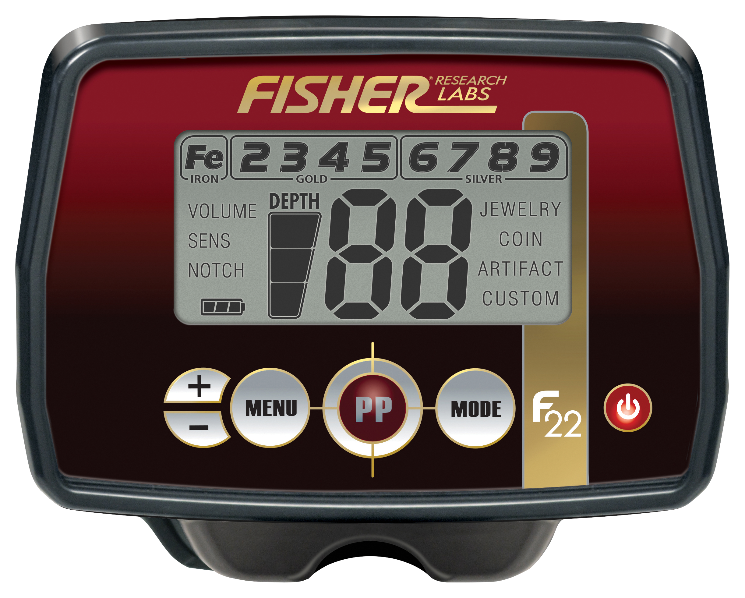 Fisher F22 Weatherproof Metal Detector - image 3 of 3