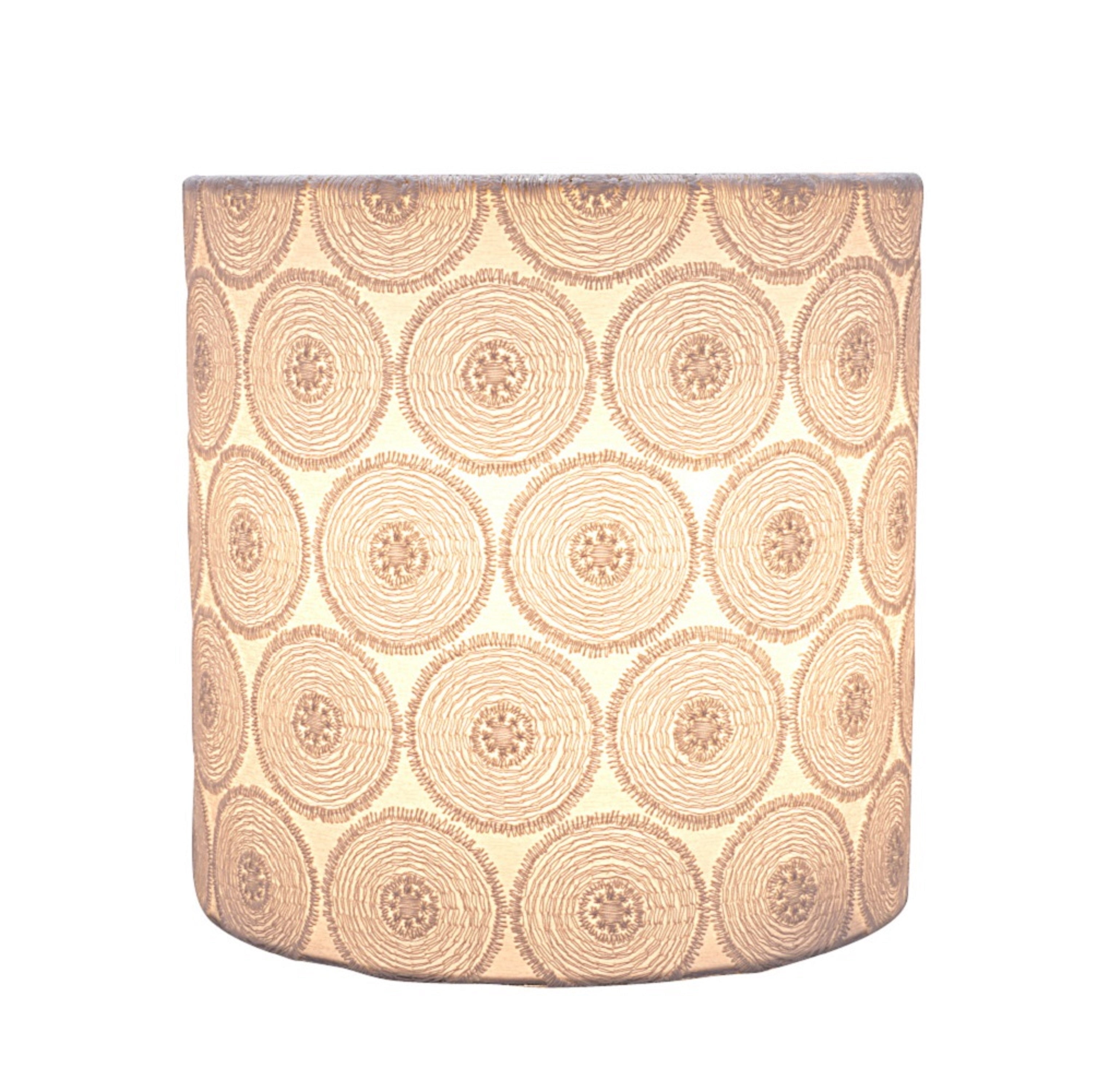 Aspen Creative 31064 Transitional Drum (Cylinder) Shaped Spider Construction Lamp Shade in White, 8" wide (8" x 8" x 8")