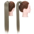 thumbnail image 3 of SEGO One Piece Ponytail Hair Extensions Clip in Wrap Around on Pony Tail Thick Real Natural Synthetic Fibre Ponytail Hairstyle Hairpiece for Women, 3 of 9