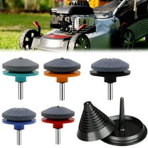 ZEPARO Lawn Mower Blade Sharpener for Drill and Lawn Mower Blade Balancer Set,Universal Rotary Lawn Mower Sharpener Blade Whetstone for Power Drill Hand Drill