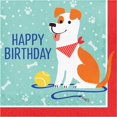 thumbnail image 1 of Creative Converting 336047 Serviettes de Fête d'Anniversaire pour Chien, 16 Unités, 1 of 1