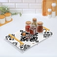 thumbnail image 5 of Bath Accessories Sets Single Print Decorative Tray With Handle For Home Bathroom Bedroom Symmetrical Pattern Design, 5 of 7