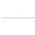 thumbnail image 1 of Creative Converting - Pancarta Diseño Cacahuete Welcome Baby (Gris, Rosa), 1 of 2