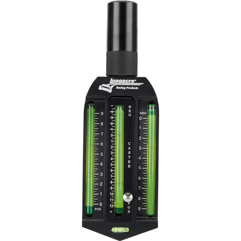 Longacre 52-78272 Billet Caster/Camber Gauge W/ Magnet Adap
