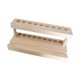 thumbnail image 2 of Soporte de madera para bolígrafos y brochas de maquillaje, soporte portátil y versátil para teléfono bolígrafos para manualidades, ferias vitrinas. color de la madera, 2 of 8