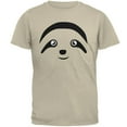 thumbnail image 1 of Cute Sloth Face Mens T Shirt Sand MD, 1 of 1