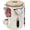 Cream, variant on Coffee Canister with Window,Airtight Stainless Steel Pantry Container,Kitchen Food Storage Organizers for Beans,Ground,Espresso,Rice,Tea,Sugar, Cereal,Lids,Jars,22 oz