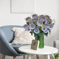 thumbnail image 1 of Xihbxyly Ramo de Flores Artificiales, Diseño Vibrante y Realista, Decoración para Bodas y Hogar, Centros de Mesa para Fiestas y Oficinas, Flor Decorativa para Jardín y Eventos, 30 Cm de Largo, Incluy, 1 of 6