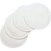 NuAngel White Cotton Washable Nursing Pads - 4 count