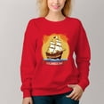 thumbnail image 4 of Women's  Crew Neck Pullover Cozy Clothes Autumn Winter-COLUMBUS DAY, 4 of 16