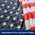 thumbnail image 6 of Mogarden 4’ x 6’ Oxford Nylon American Flag Outdoor Flag and Banner, Embroidered Stars, Sewn Stripes, 6 of 8