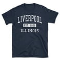 thumbnail image 1 of Liverpool Illinois Classic Established Men's Cotton T-Shirt, 1 of 1
