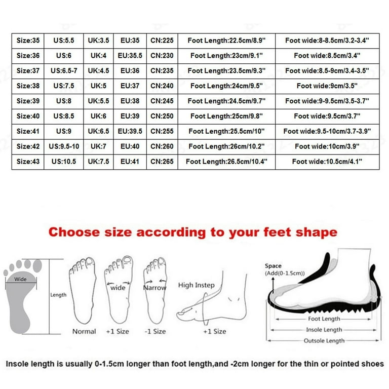 8.5 in best sale cm shoe size