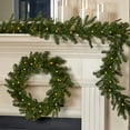thumbnail image 5 of Seasonal LLC Dakota Pine 24“ Pre-Lit Artificial Christmas Wreath, Dual LEDs with 9 light functions (Battery-Operated), 5 of 6