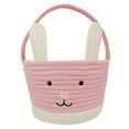 thumbnail image 2 of CoreLiving Easter Bunny Baskets with Handles Woven Tote Bags and Egg Buckets for Easter Egg Hunt Activities Baby Shower Gift for Boys Girls Toddler Infant, 2 of 8