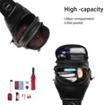 thumbnail image 3 of Riñonera unisex con correa ajustable Fanny Pack Chic Sports Daily Bag (Negro), 3 of 7
