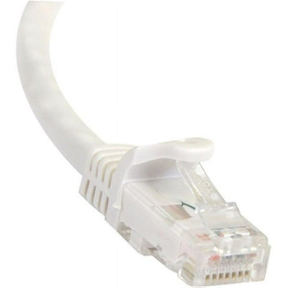 100Ft White Snagless Cat6 Patch Cable