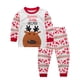 thumbnail image 5 of Conjunto de pijamas para niños y niñas 2021, Papá Noel, pingüino, árbol de Navidad, ropa de dormir para niños, 2 piezas, tops + pantalones, ropa de bebé, pijamas, 5 of 5