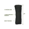 thumbnail image 5 of Ozark Trail 1100 lb Polyester Paracord Rope, Black, 50', 5 of 7
