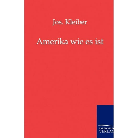 Amerika Wie Es Ist (Paperback)