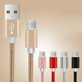 thumbnail image 4 of USB Type C Cable Nylon Braided Fast Charging Cord Safe and Fast Data Line (Silver), 4 of 4