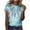 Multicolor, variant on Yotami Ladies Plus Size Printed T-Shirt Summer Floral Graphic Tee for Weekend Crewneck Short Sleeve Loose Fit T-Shirt Multicolor XXL