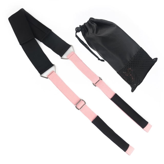 1 Ensemble Yoga Sangle d'Étirement Réglable Très Élastique Résistant à l'Usure Flexible Large Application 3 Couleurs Yoga Sangle d'Étirement Jambe