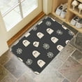 thumbnail image 4 of Horror Pumpkin Ghost Door Mat,Durable Absorbent Happy Halloween Low-Profile Door Mat 17x30 Inch Floor Mat for Bedroom Living Room, 4 of 6