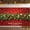 3B, variant on Red Background Christmas Banner Green Pine Branches New Year Banner Gingerbread Man Star Ornaments Holiday Banner for Christmas Party New Year Celebration Home Decoration