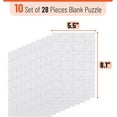 thumbnail image 2 of Mr. Pen- Blank Puzzle, 10 Pack, 28 Pieces/Pack, 5.5" x 8.1", 2 of 7