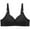 Black, variant on Darzheoy Wire-Free Bra for Women Solid Color Comfortable Hollow Out Perspective Bra Underwear No Rims High Impact Bras for Women 44/100D