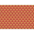 thumbnail image 1 of Ahgly Company Machine Washable Indoor Rectangle Transitional Orange Area Rugs, 2' x 5', 1 of 7