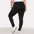 thumbnail image 6 of Leesechin Womens Leggings Plus Size Stretch Yoga Fitness Running Gym Cropped Trousers Active Pants, 6 of 9