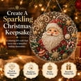 thumbnail image 3 of 3PCS Christmas Pearl Diamond Art Hanging Ornament Kit - Diamond Art Suncatchers - DIY Pearl Bead Painting Kits for Adult, Christmas Party Decorations for Home Wall Decor, 3 of 9