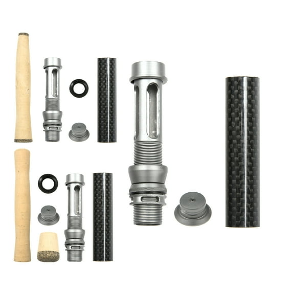 SPRING PARK 1 Set Fishing Spinning Rod Handle Grip &Reel Seat Kit Replacement DIY Fly Rod Building