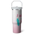 thumbnail image 5 of 1pc Nurse 30oz Tumbler with Straw & Handle - Insulated Stainless Steel Cup | Holiday Gift for Man Women (Christmas, Valentine's, Birthday), 5 of 8