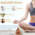 thumbnail image 4 of Pirámide de orgón para energía positiva, pirámides curativas para reducir el estrés, meditación curativa de Reiki, atrae suerte y éxito, 4 of 5