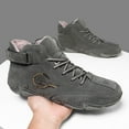 thumbnail image 3 of Mepaouo Womens Mens Winter Barefoot Boots Shoes Warm Minimalist Wide Toe Snow Ankle Booties(Grey,7), 3 of 5