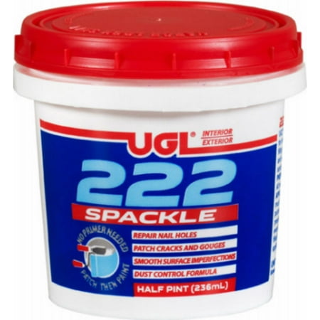 United Gilsonite Lab 1/2PT 222 Spackle Paste 6 (Best Spackle For Drywall Repair)