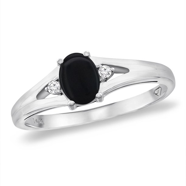 Sabrina Silver 14k White Gold Diamond Natural Black Onyx Engagement Ring Oval 6x4 Mm Size 9 Walmart Com Walmart Com Sabrina Silver 14k White Gold Diamond Natural Black Onyx Engagement Ring Oval 6x4 Mm Size 9 Walmart Com Walmart Com
