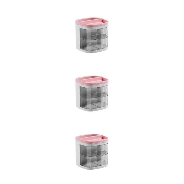 Inteprter Caja de almacenamiento de papelería Exquisita artesanía y ahorro de espacio para la organización del escritorio para diferentes Type1 NO1