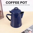 thumbnail image 4 of 1.2L Enamel Coffee Pot Hand Tea Water Kettle Teapot Vintage, 4 of 5